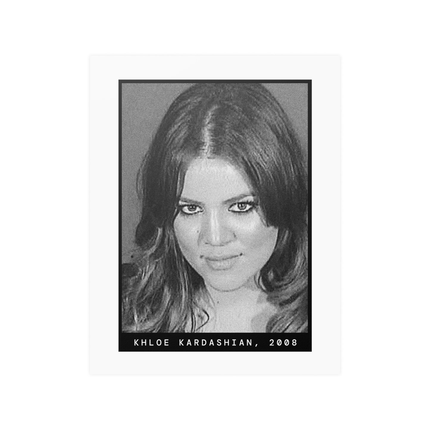 Póster de la foto policial de una celebridad de Khloe Kardashian en 2008