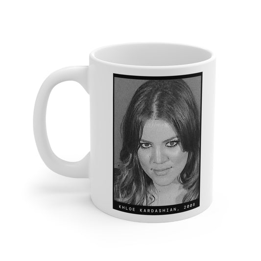 Taza con foto policial de Khloe Kardashian, 2008