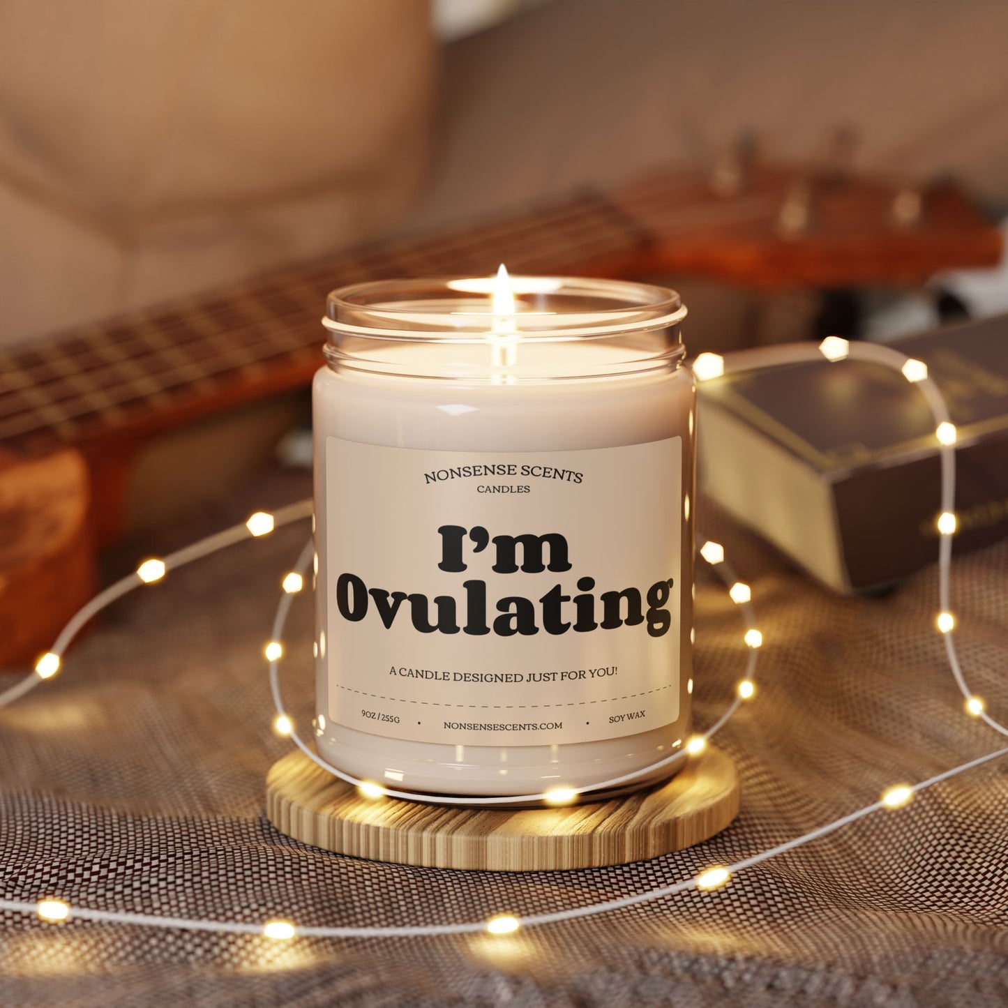 I'm Ovulating Scented Candle - Funny Gag Gift Candle by Nonsense Scents