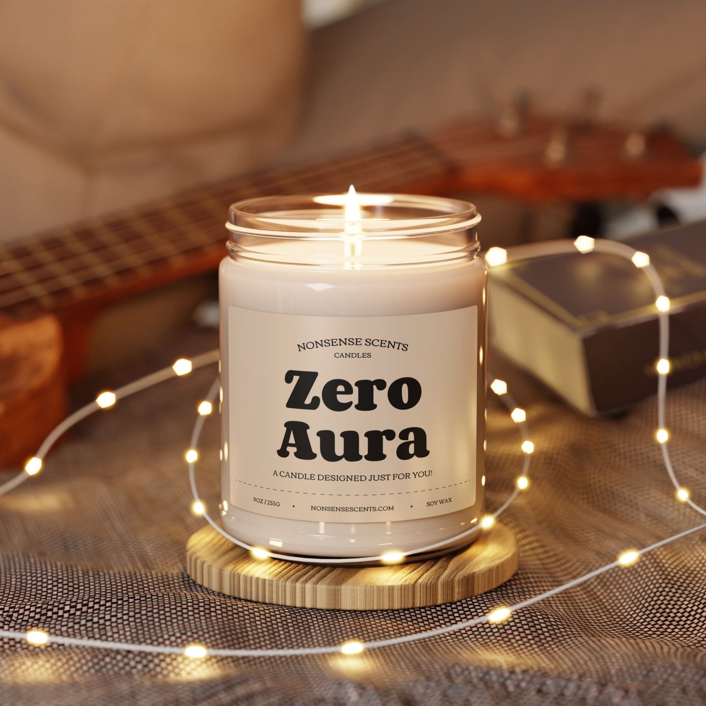 Vela perfumada Zero Aura: regalo divertido y gracioso de Nonsense Scents