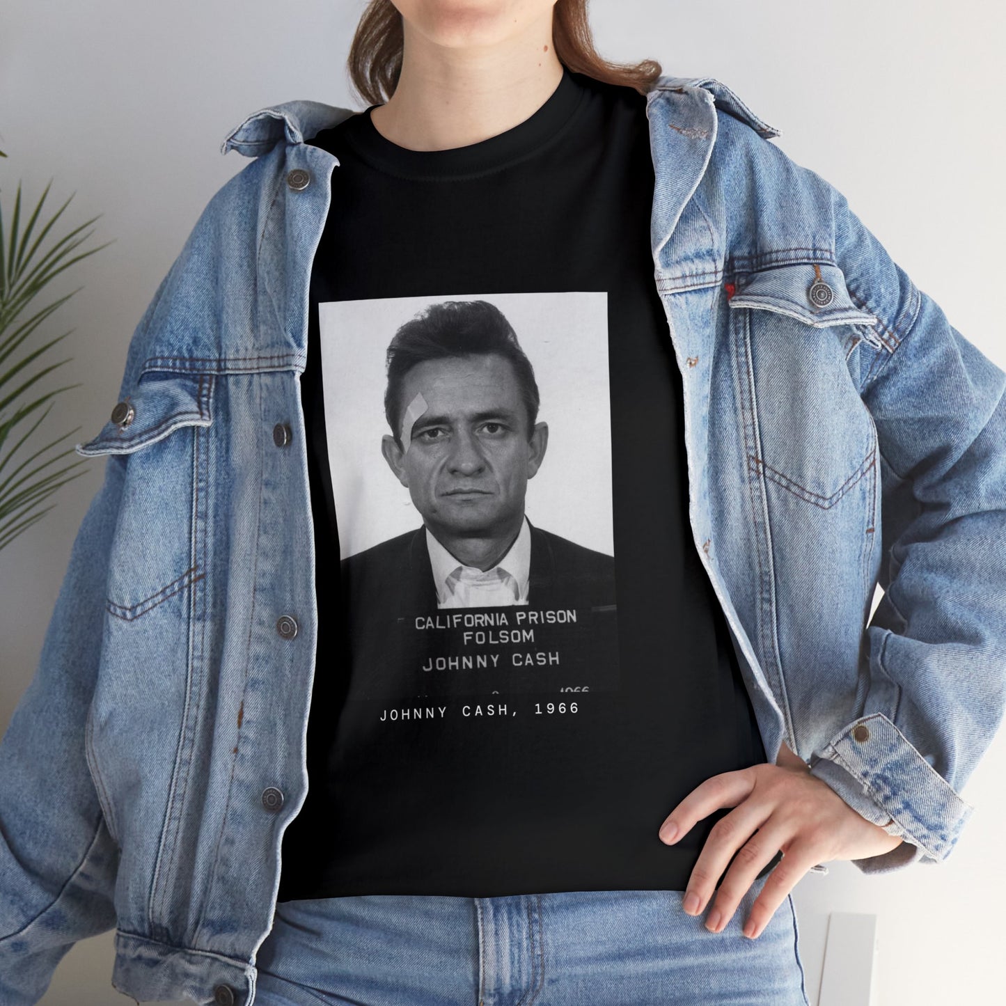 Johnny Cash, 1966 Singer Mugshot Tee