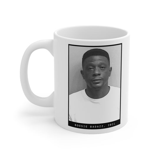 Taza con foto policial de Boosie Badazz, Lil Badazz y rapero de 2021