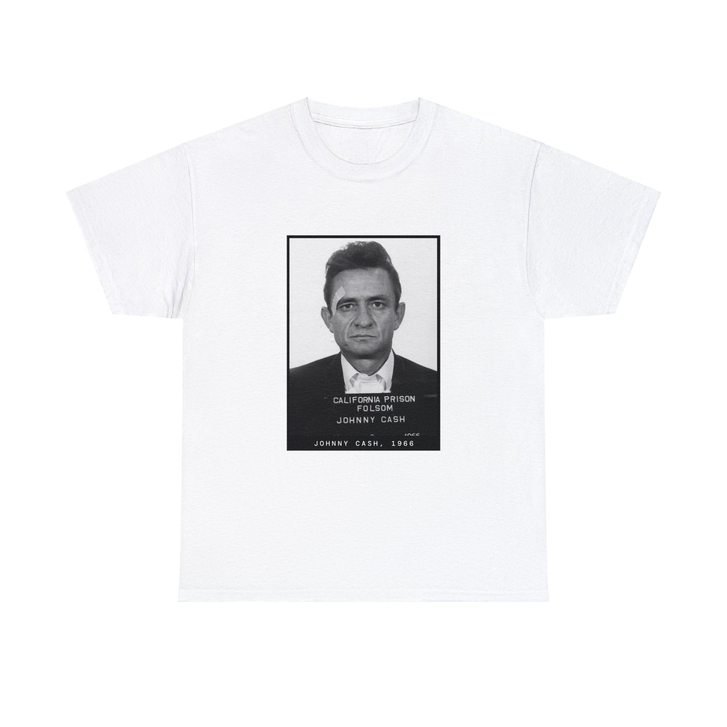 Johnny Cash, 1966 Singer Mugshot Tee