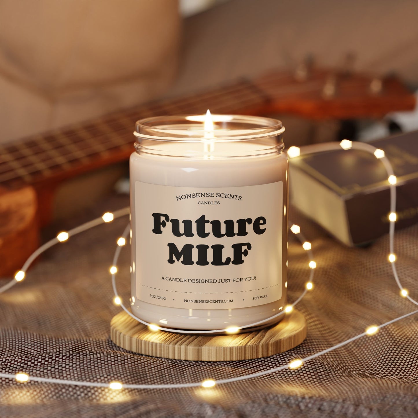 Future MILF Scented Candle - Funny Gag Gift Candle by Nonsense Scents