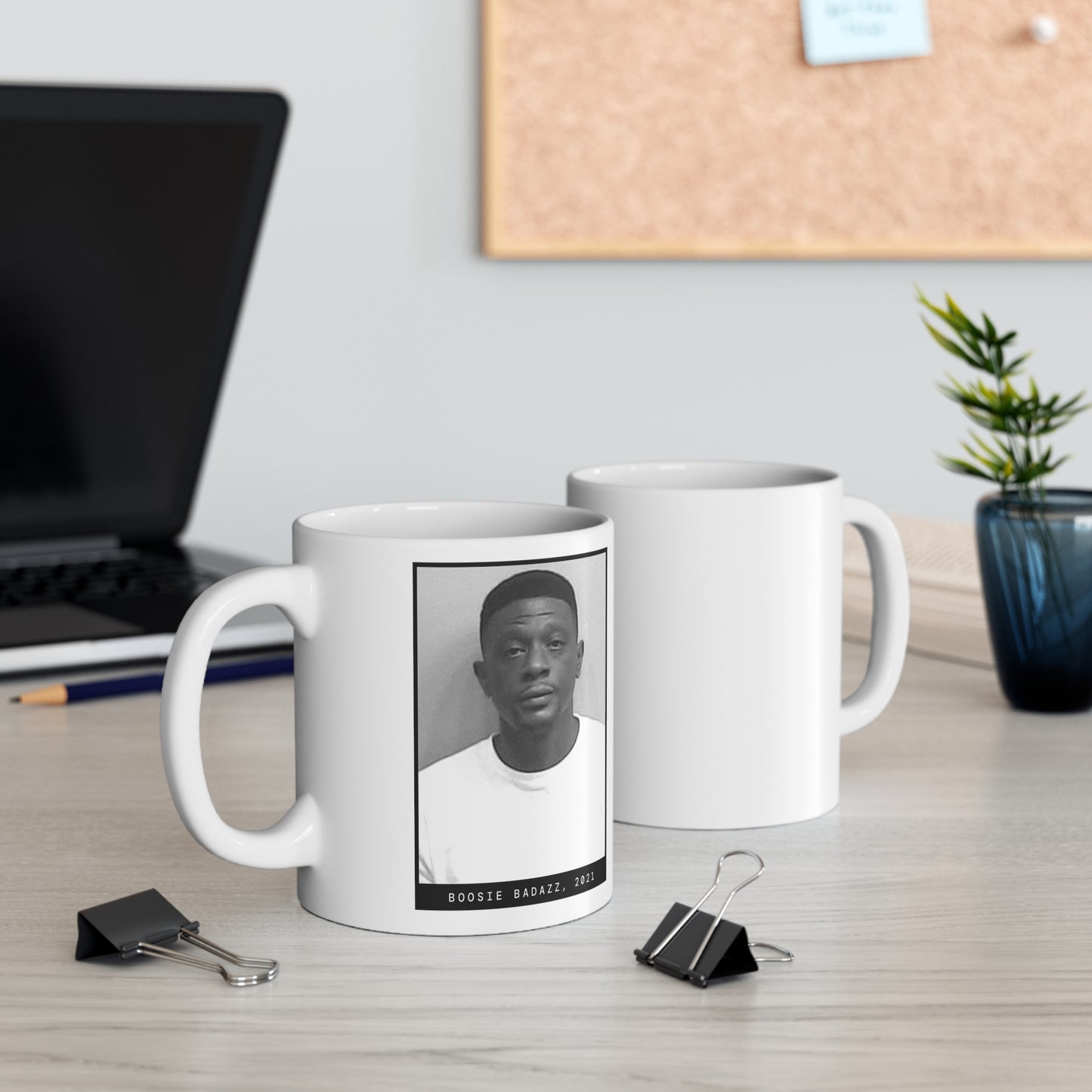Taza con foto policial de Boosie Badazz, Lil Badazz y rapero de 2021