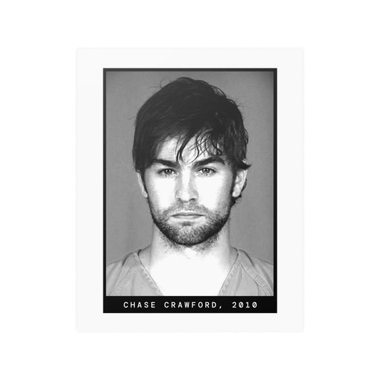 Póster de la foto policial de un famoso de Chase Crawford, 2010