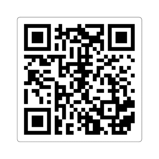 Pegatina con código QR de Rick Roll