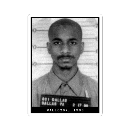 Pegatina de foto policial de Wallo267, 1998