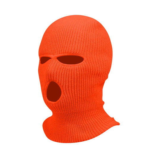 Hyper Orange Ski Mask Balaclava