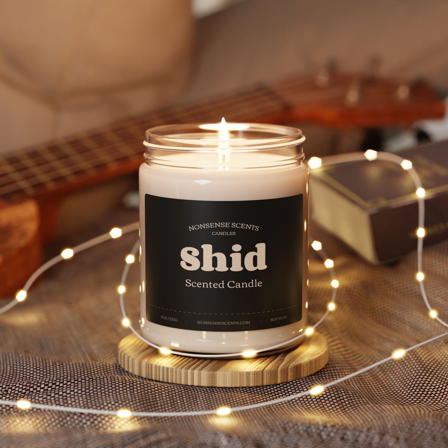 Shid Scented Candle - Funny Farm Gag Gift Candle by Nonsense Scents