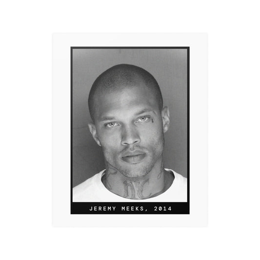 Póster de la foto policial de Jeremy Meeks, 2014