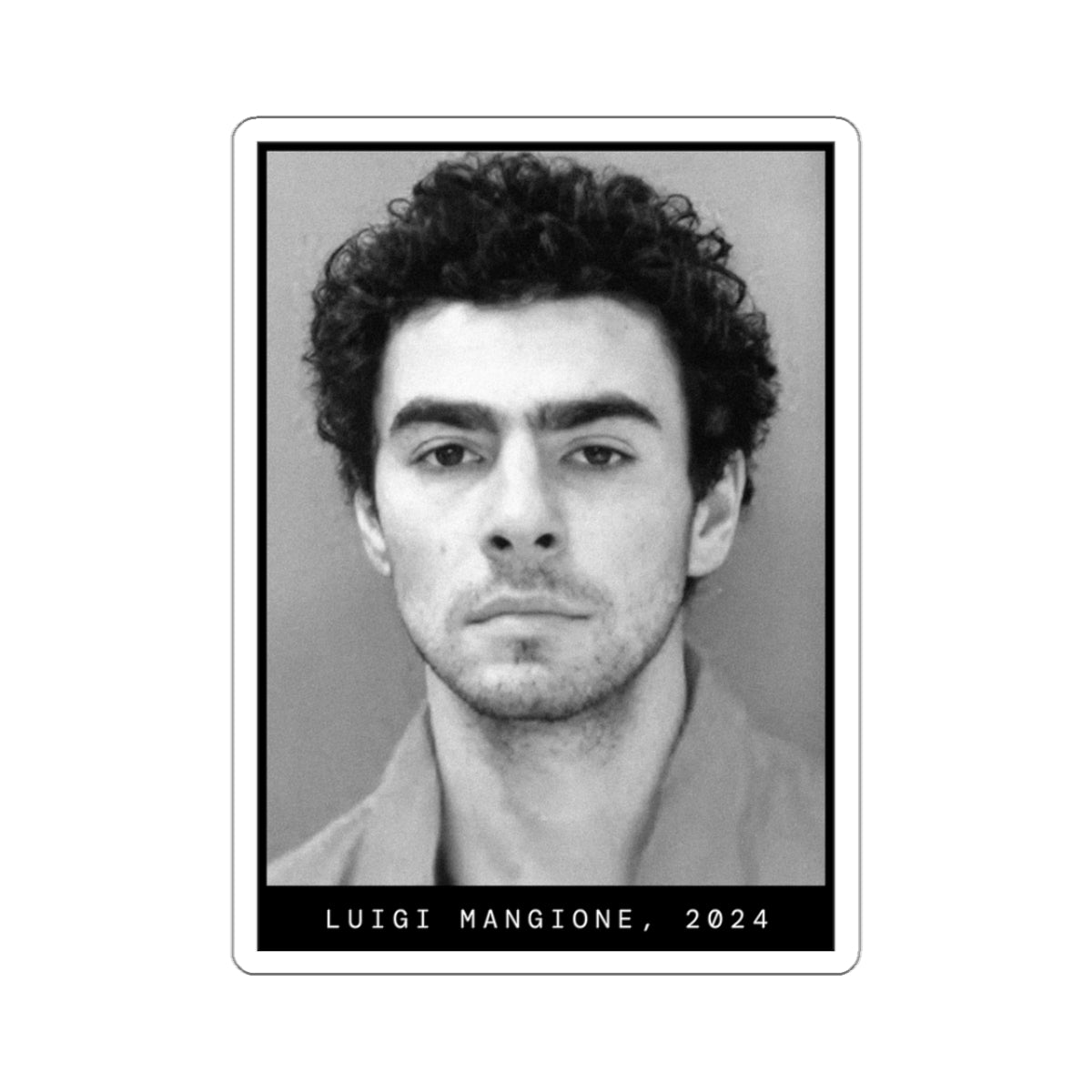 Luigi Mangione, 2024 Mugshot Sticker