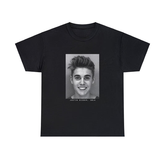 Justin Bieber, 2014 Singer Mugshot Tee