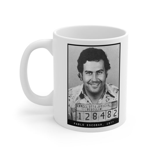 Pablo Escobar, 1977 Mugshot Mug