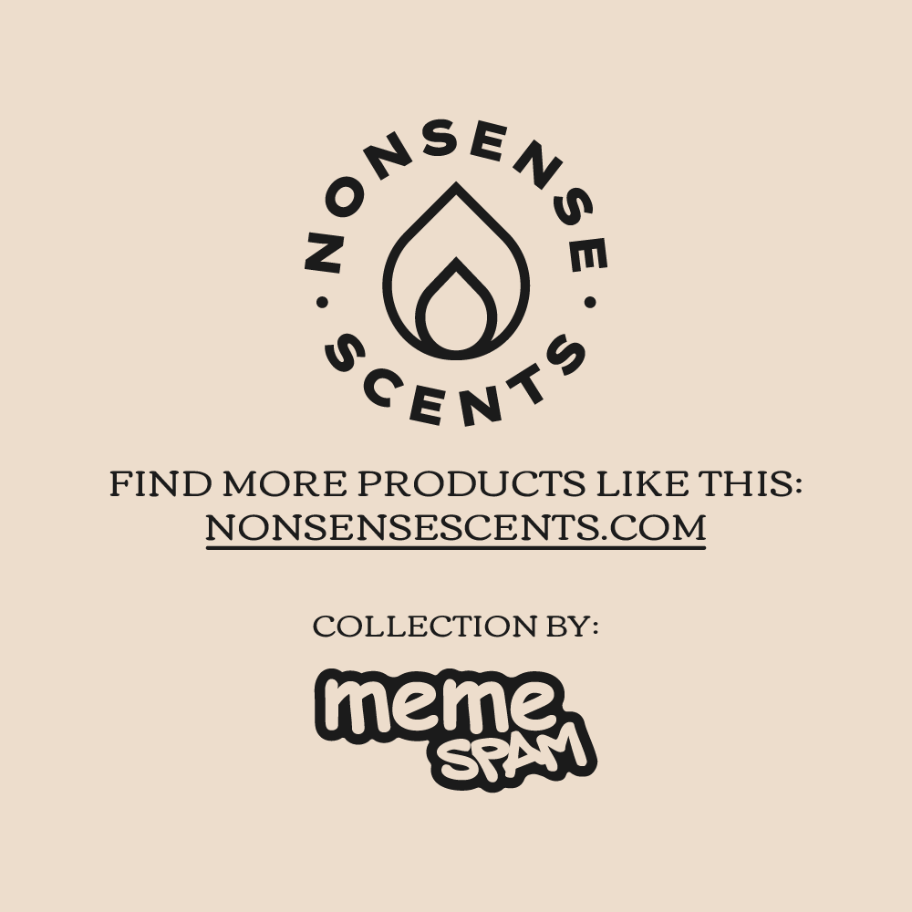 Vela perfumada con forma de broma y divertido regalo de Nonsense Scents: Fuck Adulting