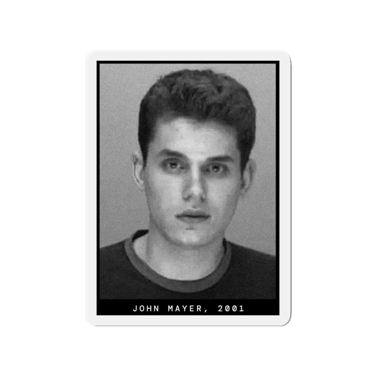 John Mayer, 2001 Mugshot Magnet (6"x6")