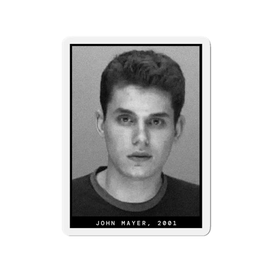 John Mayer, 2001 Mugshot Magnet (6"x6")