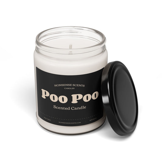 Poo Poo Scented Candle - Funny Gag Gift Candle by Nonsense Scents