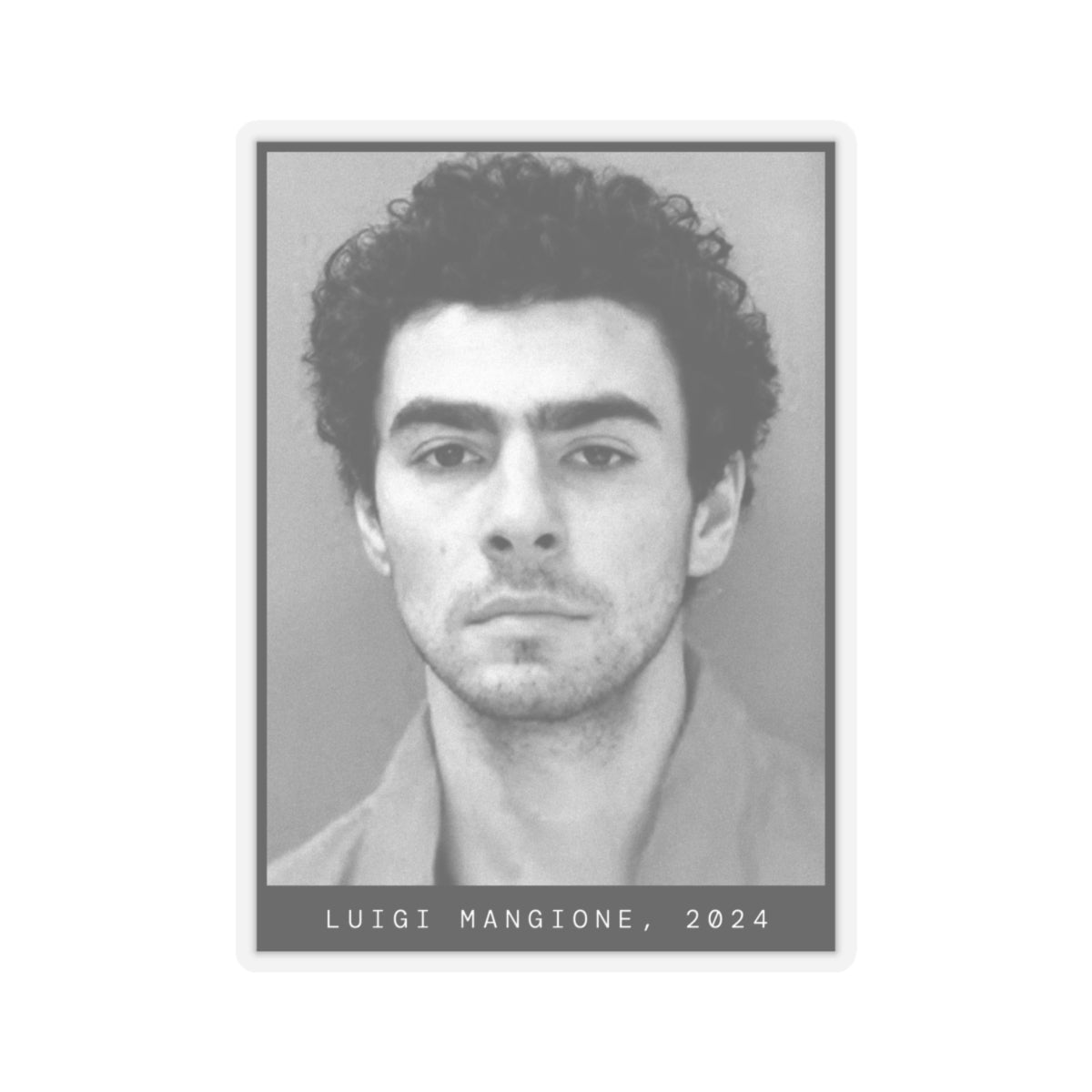 Luigi Mangione, 2024 Mugshot Sticker