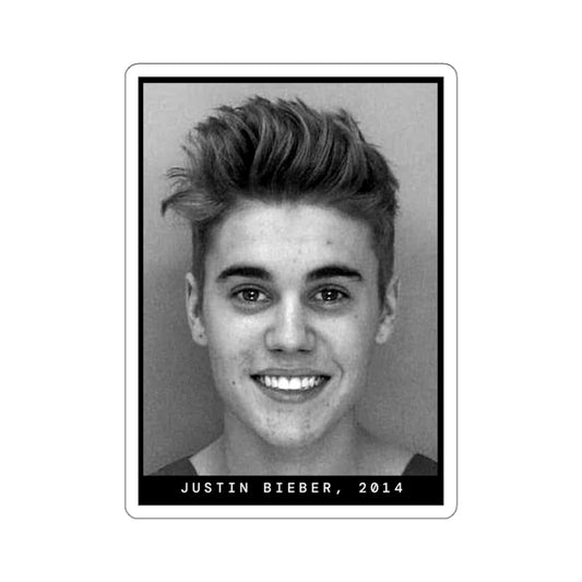 Justin Bieber, 2014 Singer Mugshot Sticker