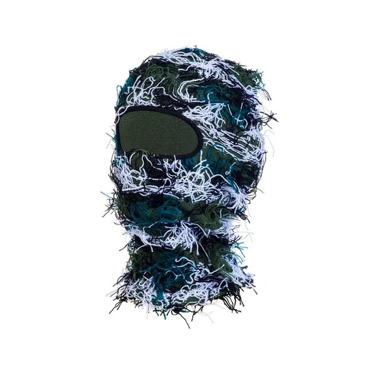 Distressed Camo Skimask Balaclava