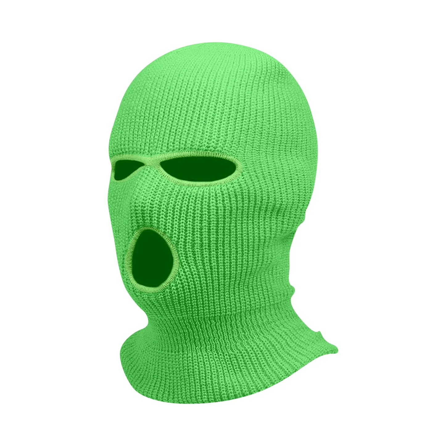 Hyper Green Ski Mask Balaclava