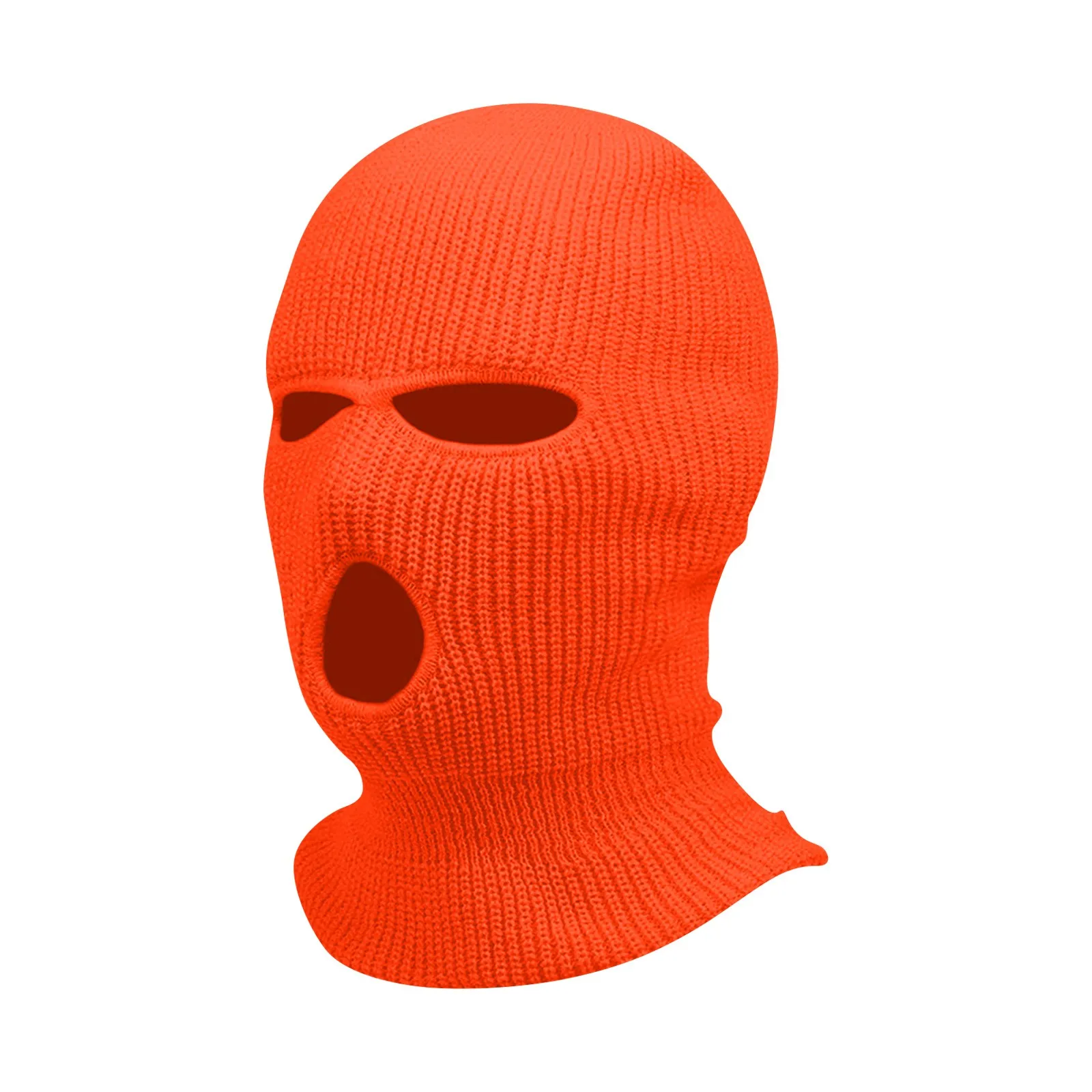 Hyper Orange Ski Mask Balaclava