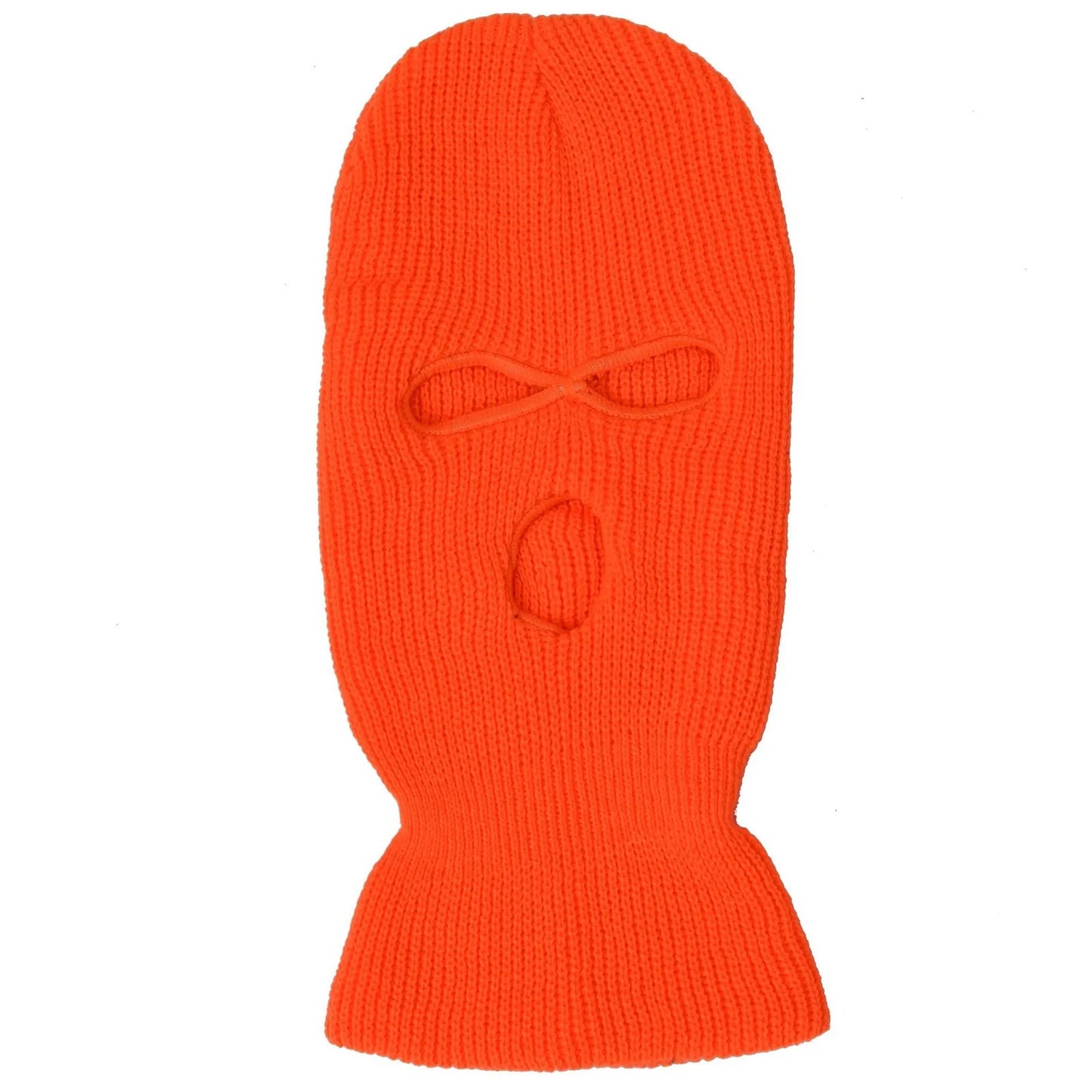 Hyper Orange Ski Mask Balaclava