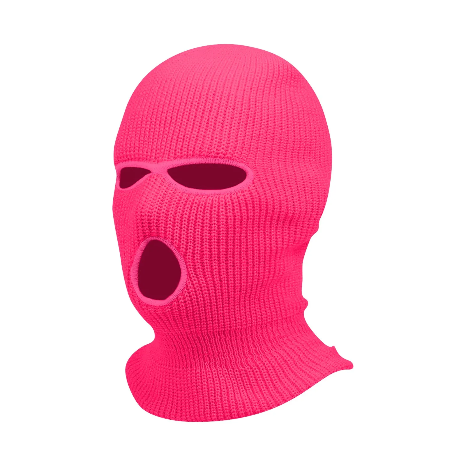 Hyper Pink Ski Mask Balaclava