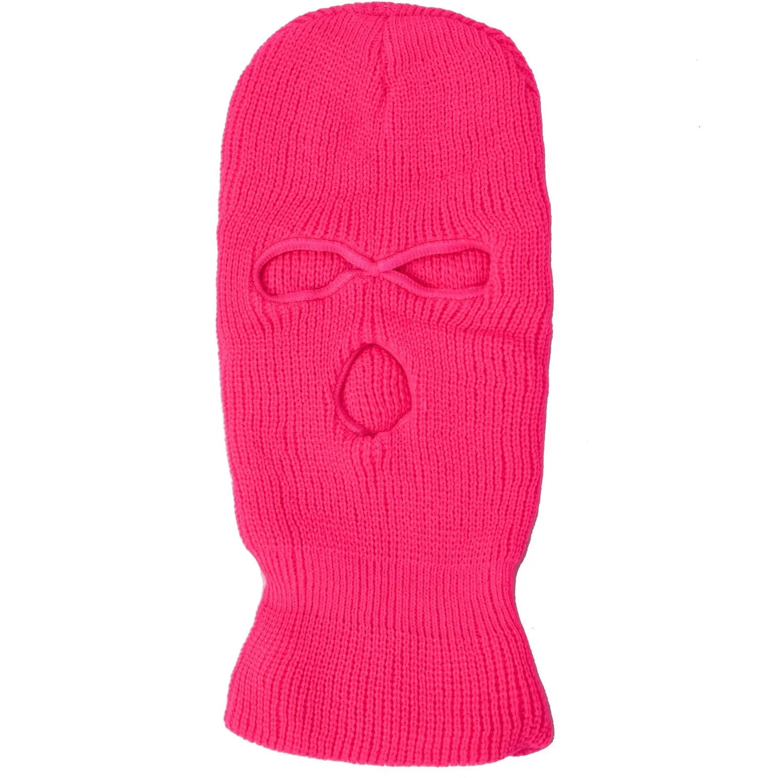 Hyper Pink Ski Mask Balaclava